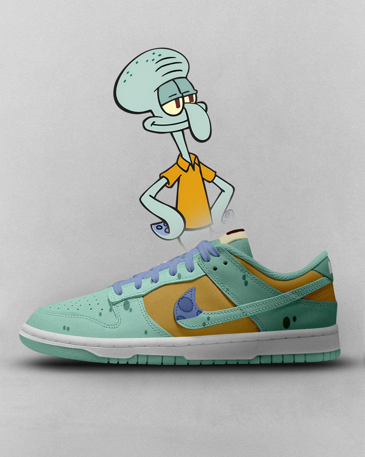 Dunks "Squidward" Custom