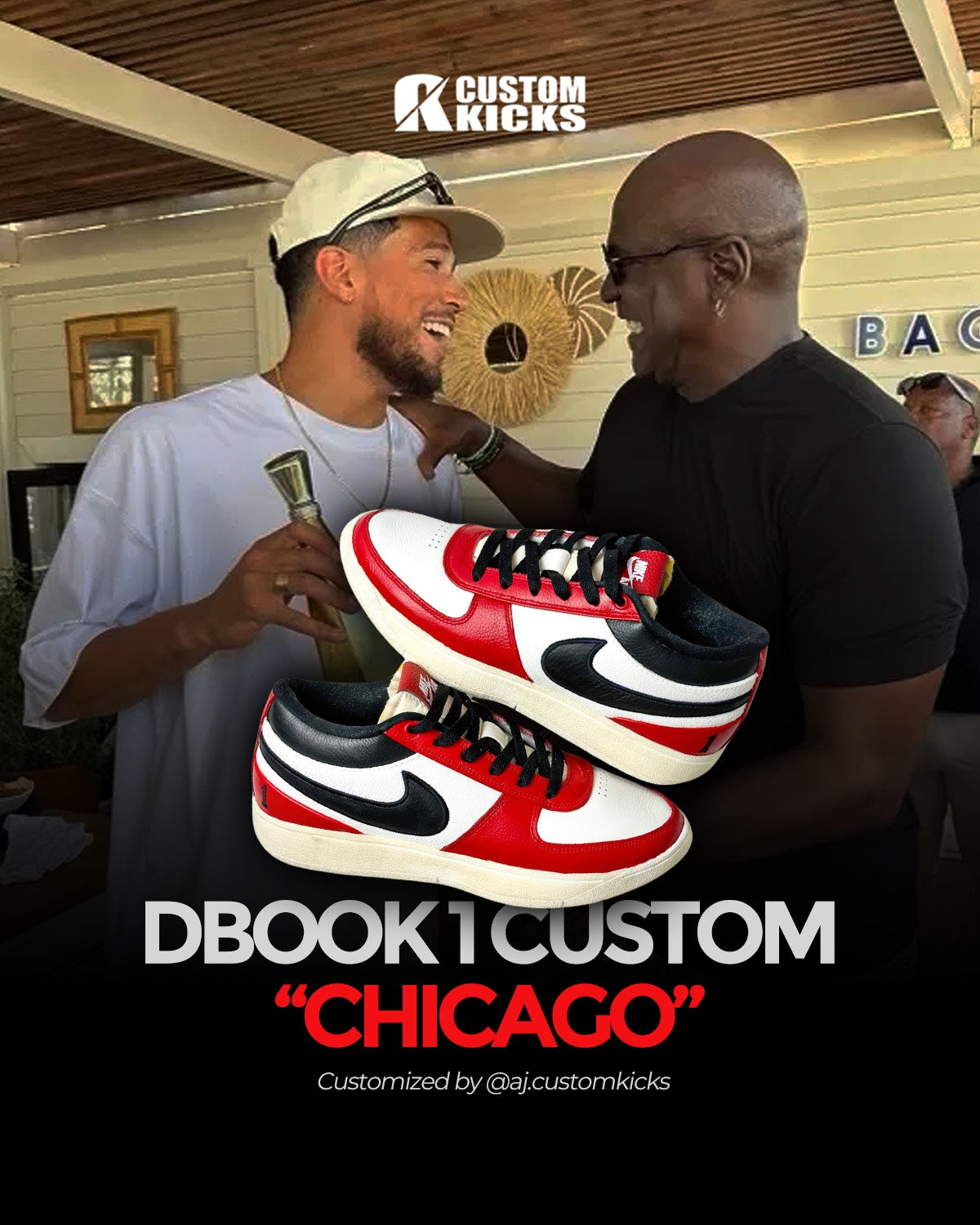 DBook 'Chicago' Custom – Custom Kicks - Main Image