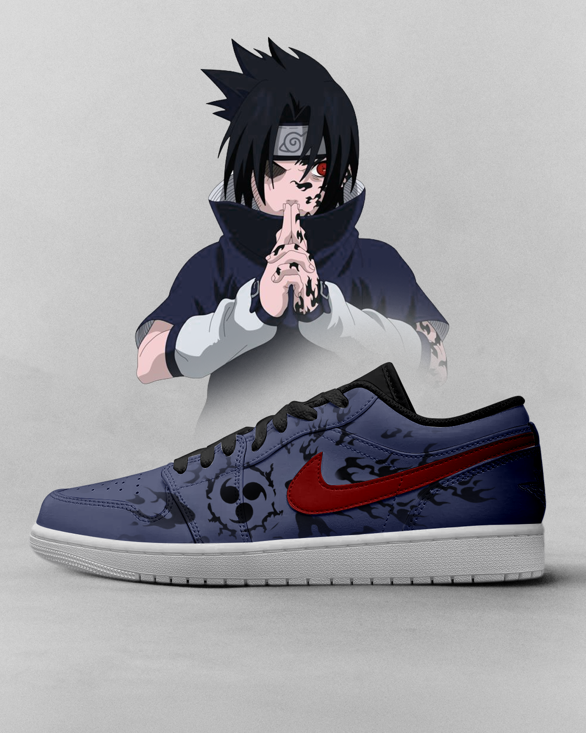 Jordan 1 "Sasuke Cursed" Custom