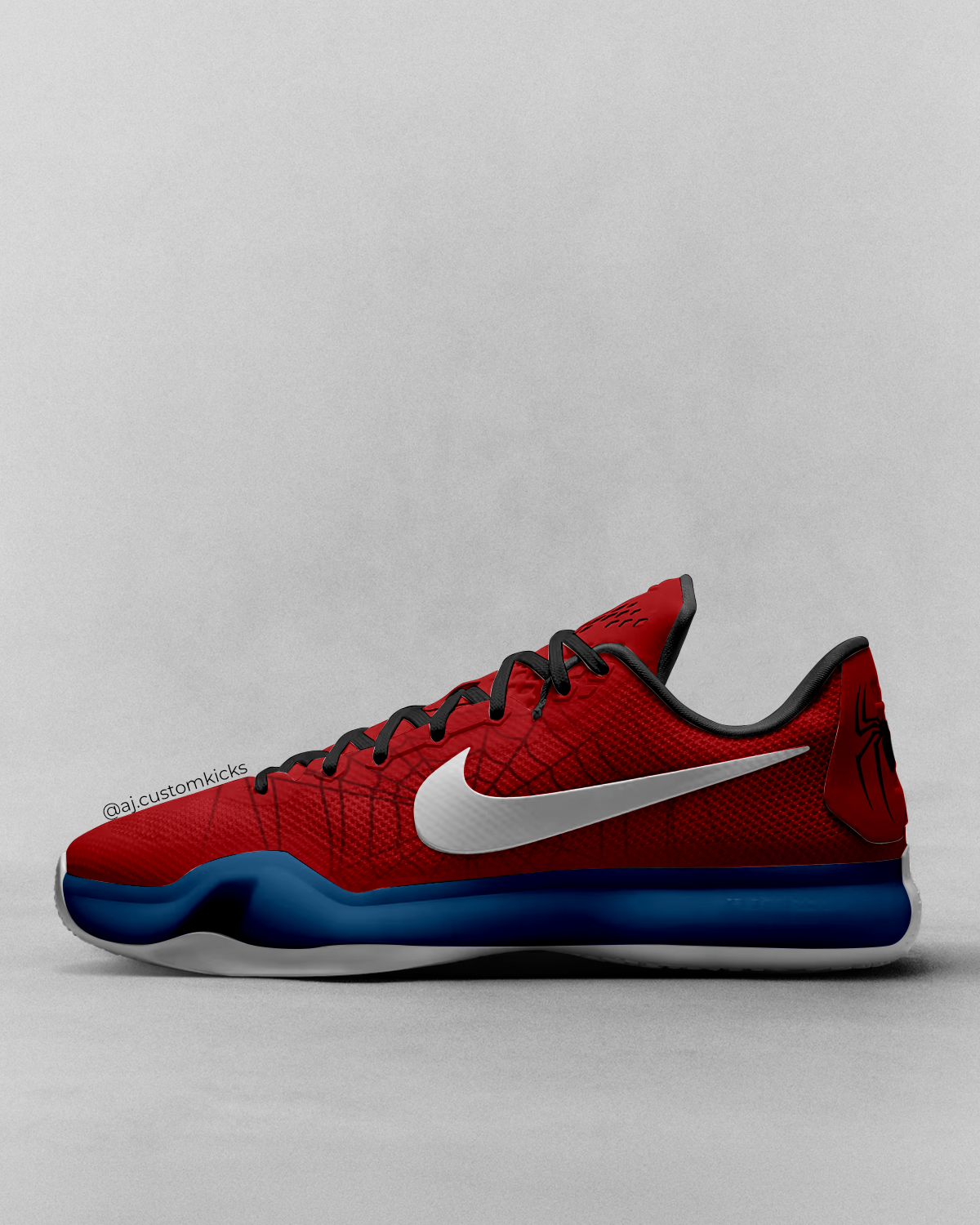 Kobe 10 "Spiderman" Custom