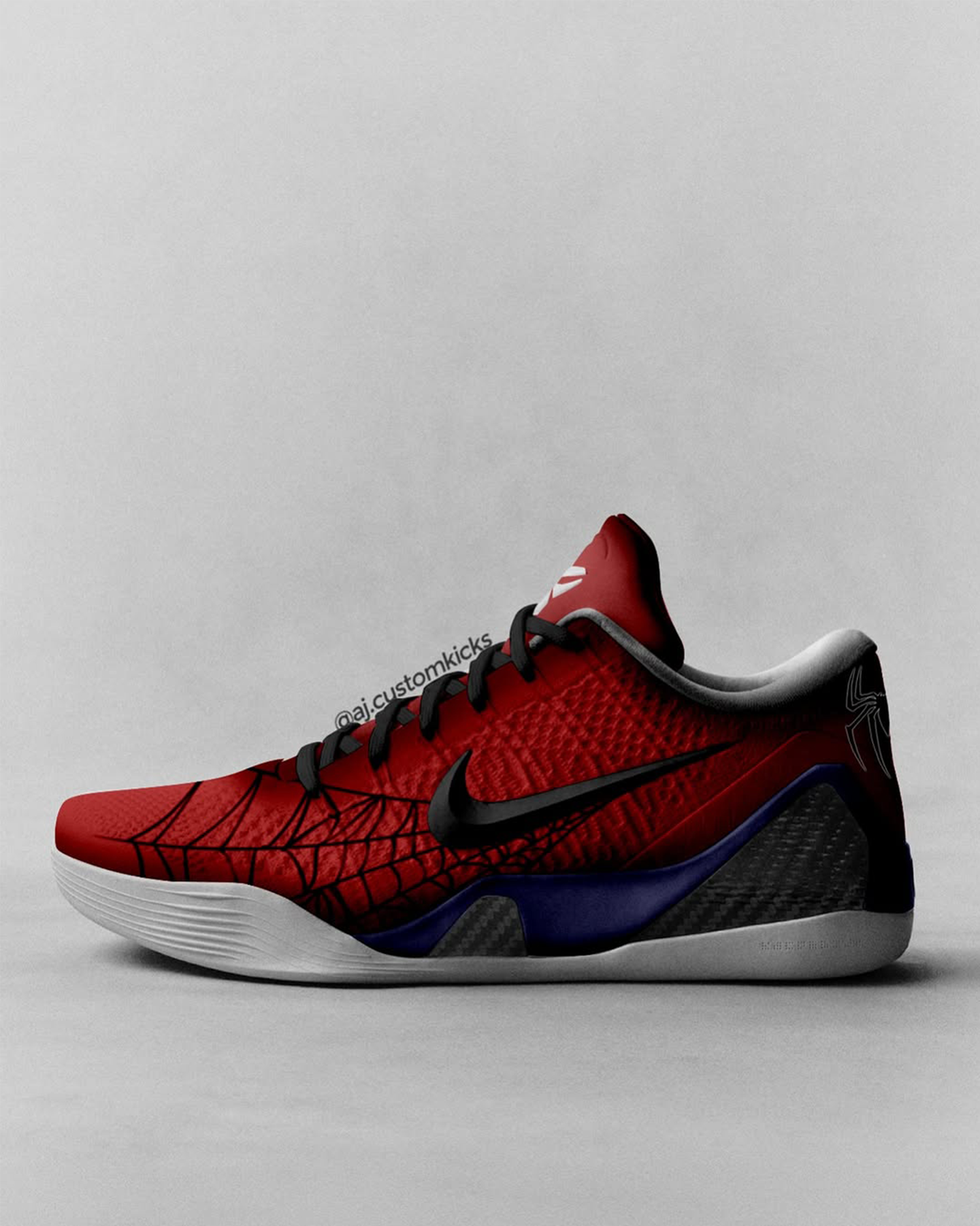 Kobe 9 "Spiderman" Custom