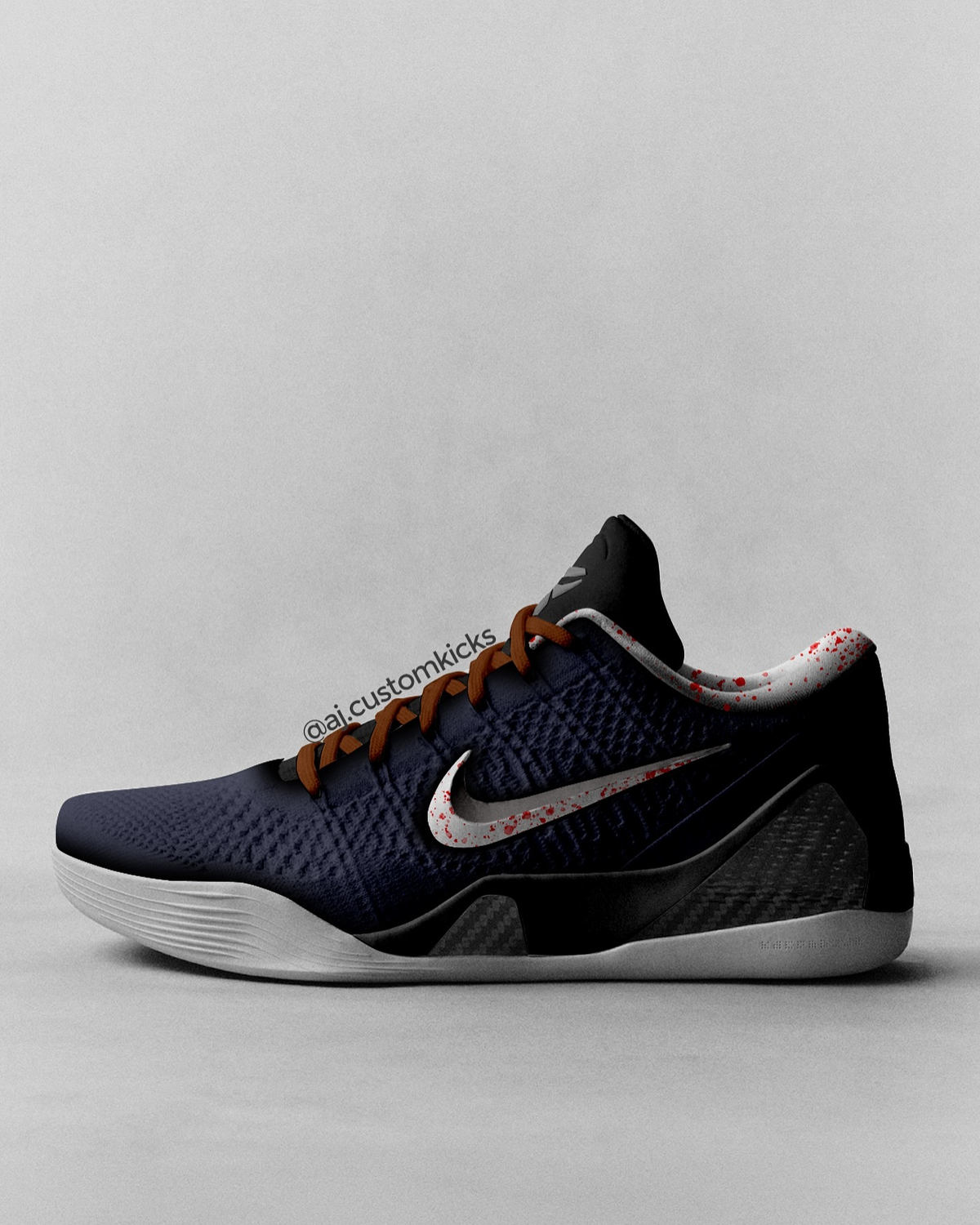 Kobe 9 "Michael Myers" Custom