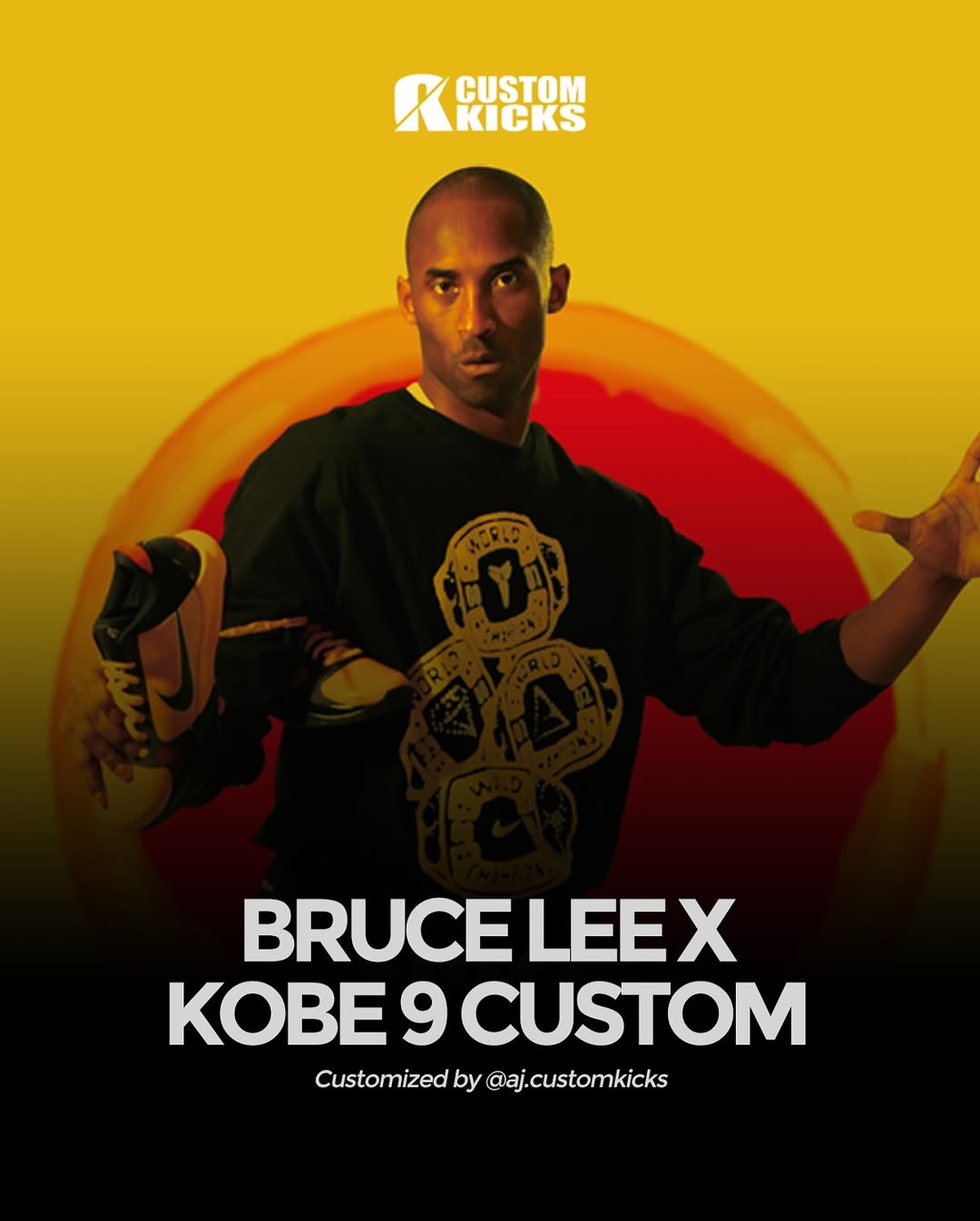 Kobe 9 'Bruce Lee' Custom