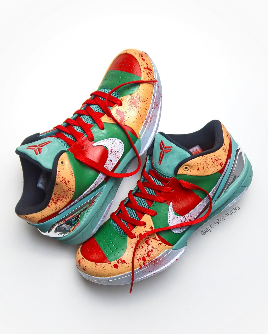 Kobe 4 'Freddy Krueger' Custom