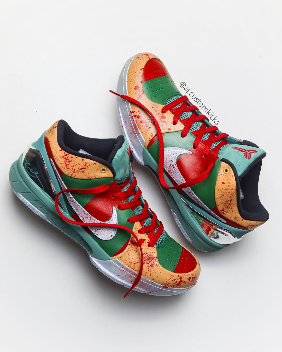 Kobe 4 'Freddy Krueger' Custom