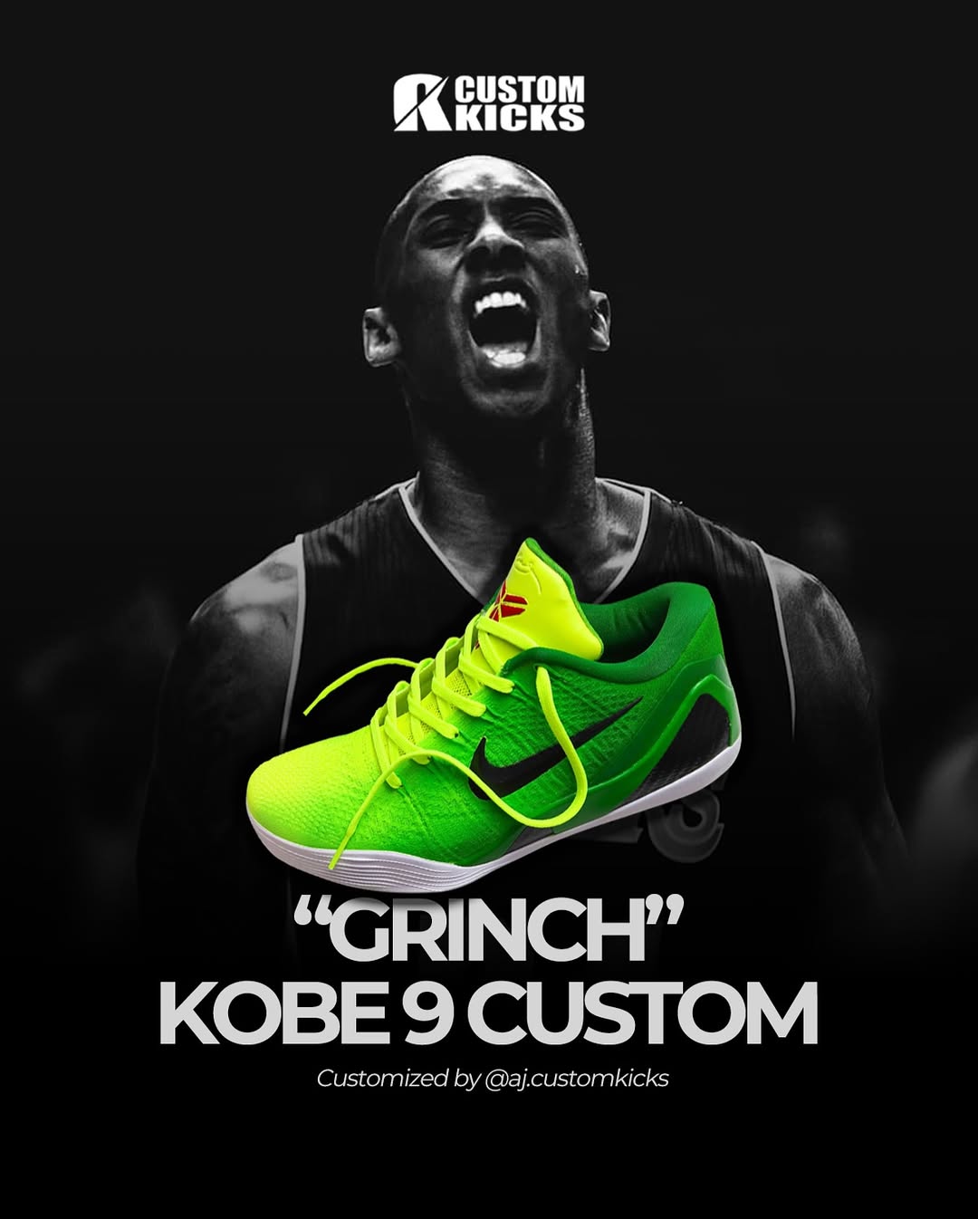 Kobe 9 'Grinch' Custom