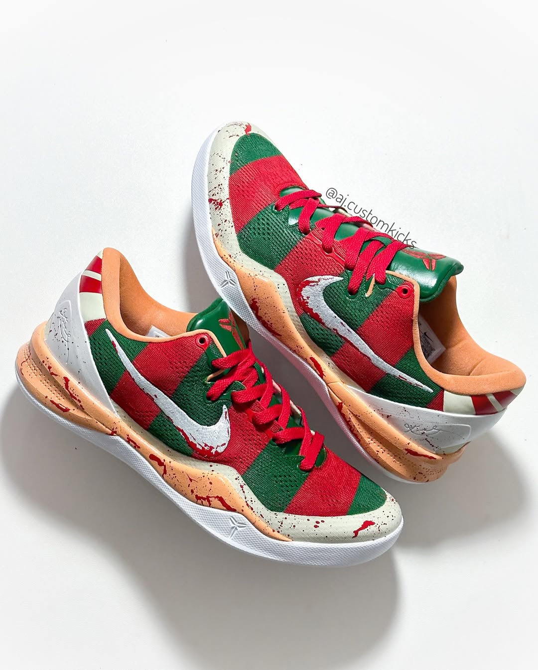 Kobe 8 'Freddy Krueger' Custom