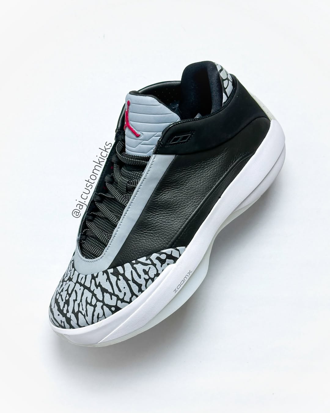 Jordan 40 'Black Cement' Custom