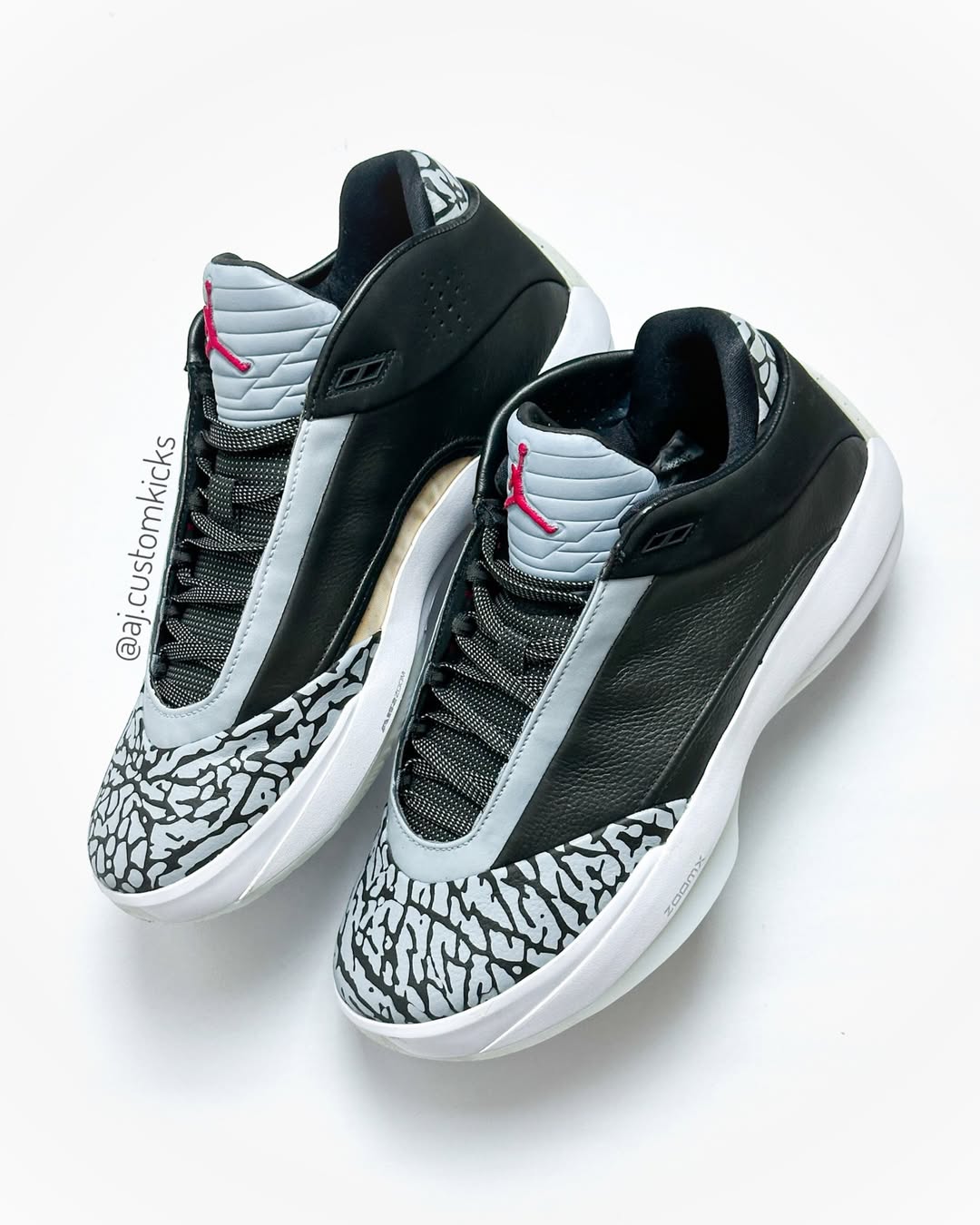 Jordan 40 'Black Cement' Custom