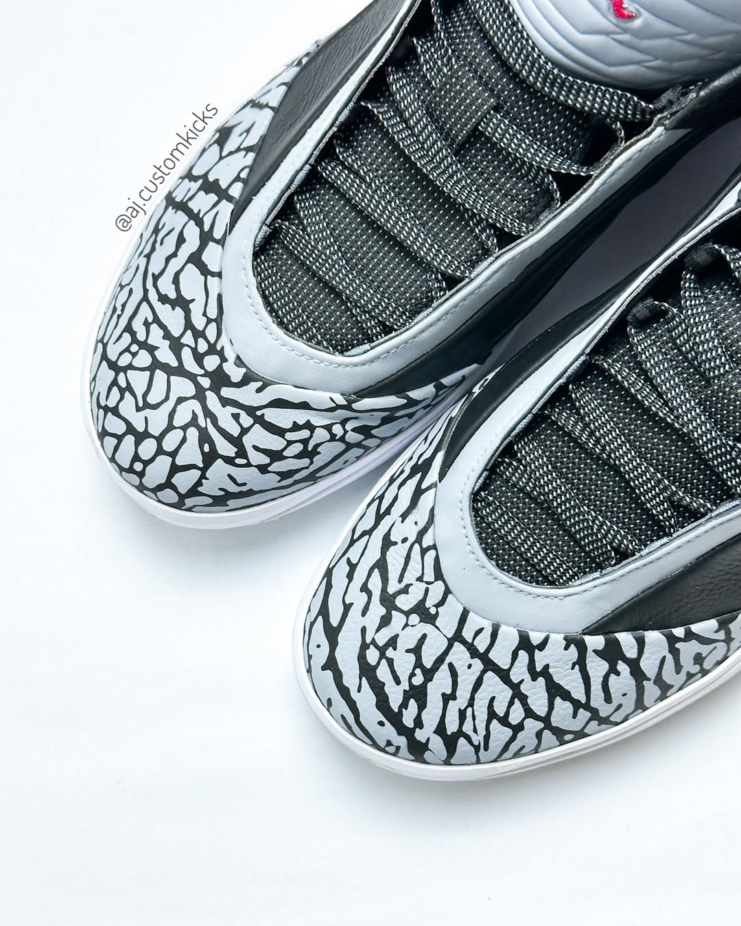 Jordan 40 'Black Cement' Custom