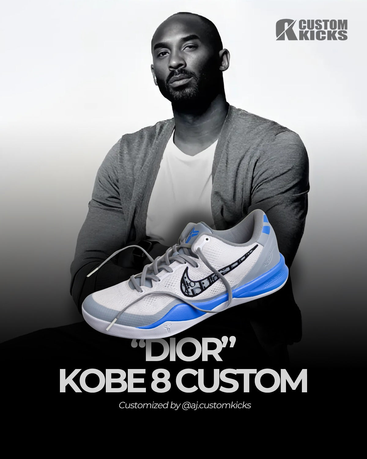 Kobe 8 'Dior' Custom