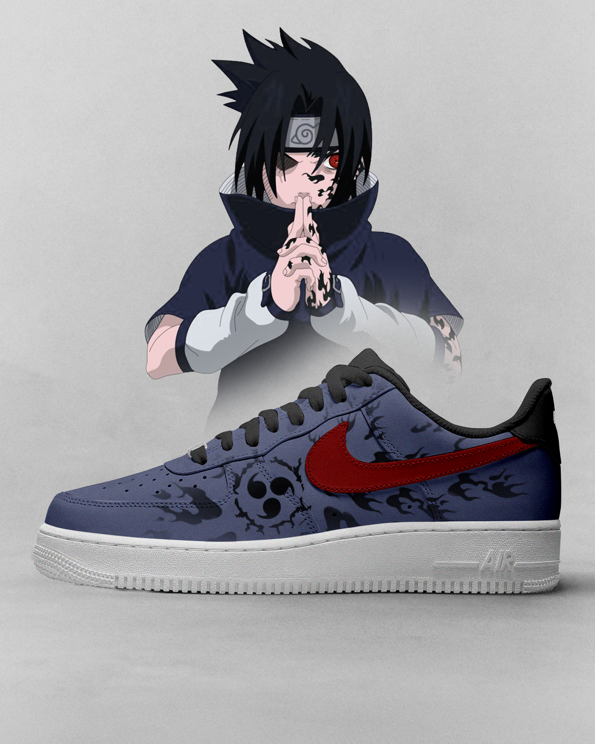 AF1 "Sasuke Cursed" Custom