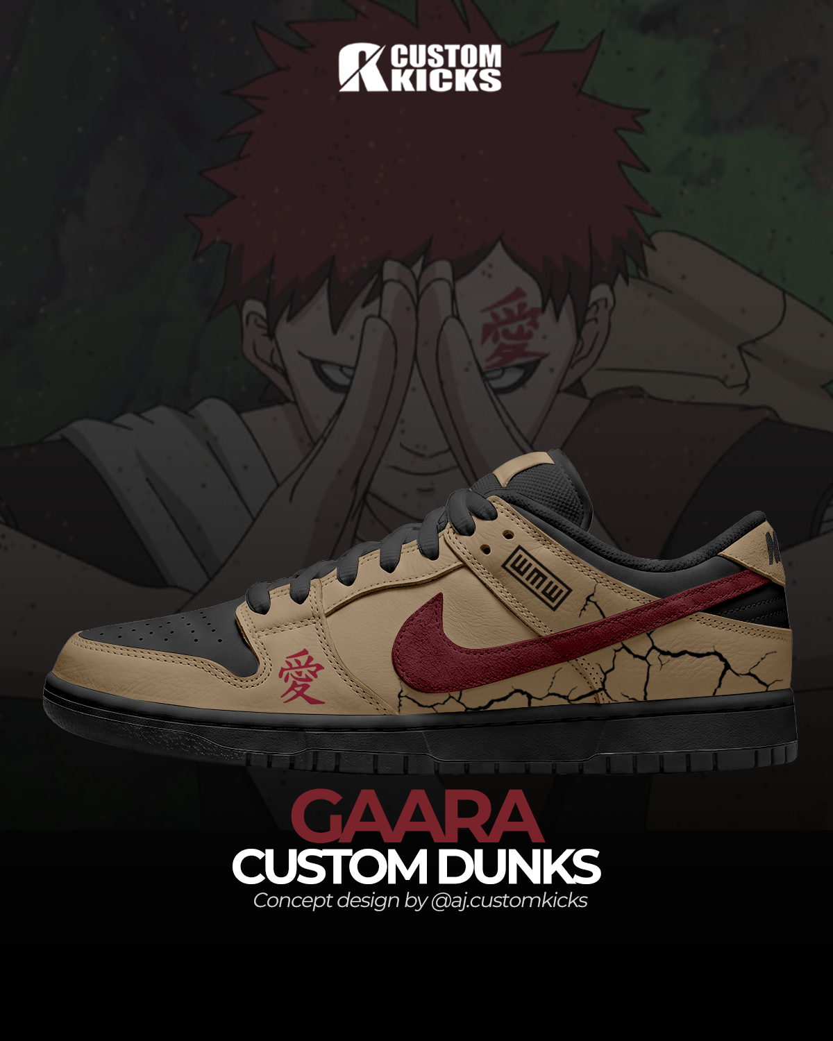 Dunks "Gaara" Custom