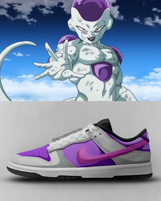 DBZ Frieza Custom Dunks