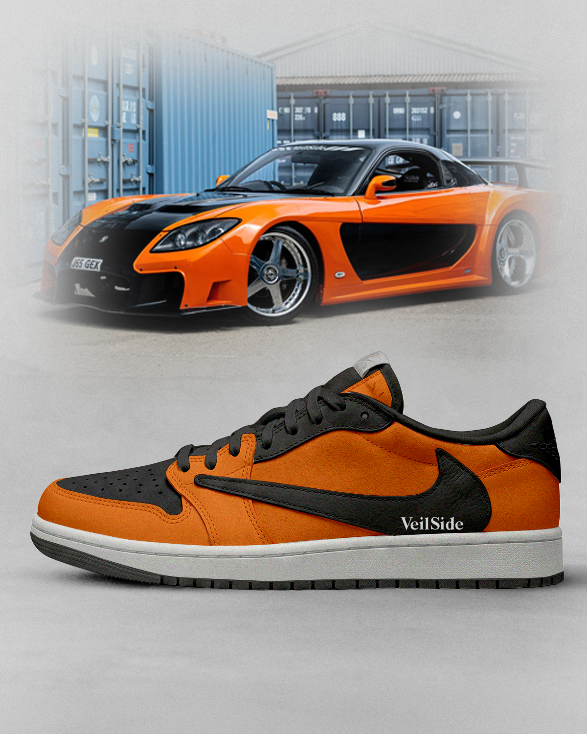 Jordan 1 TS "Han's RX-7" Custom