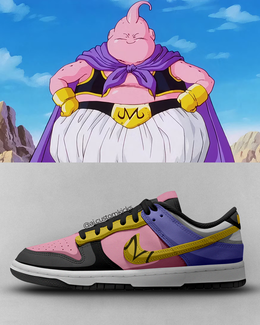 DBZ Majin Buu Custom Dunks