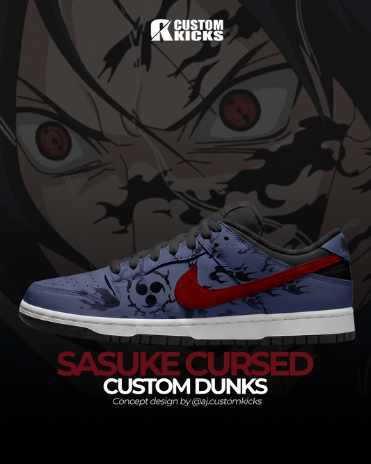 Dunks "Sasuke Cursed" Custom