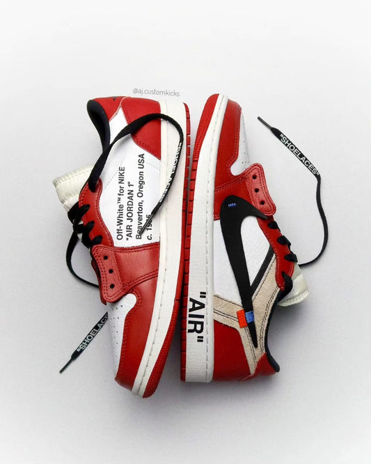 Jordan 1 Low "Off-White Chicago" Custom