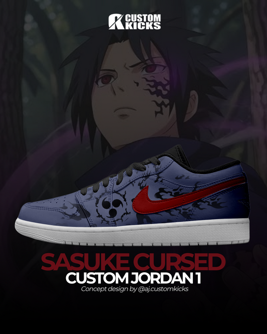 Jordan 1 "Sasuke Cursed" Custom