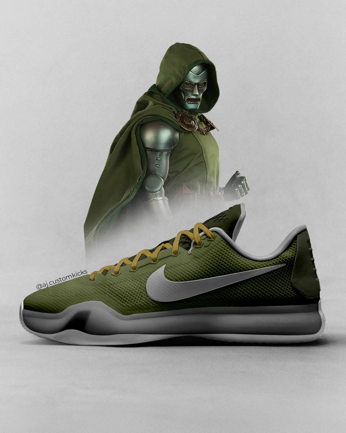 Kobe 10 "Doctor Doom" Custom