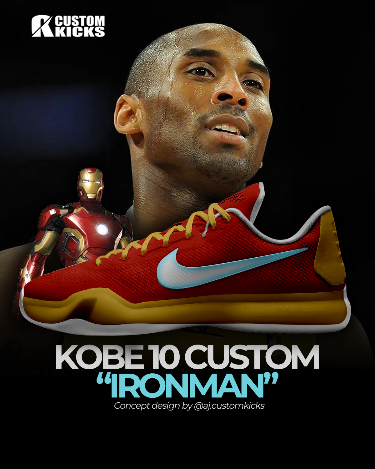 Kobe 10 "Ironman" Custom