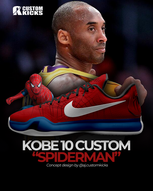 Kobe 10 "Spiderman" Custom