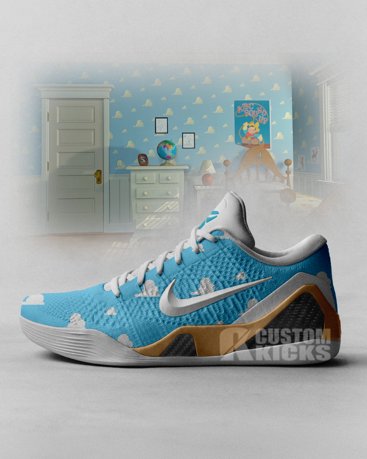 Kobe 9 "Andy's Room" Custom