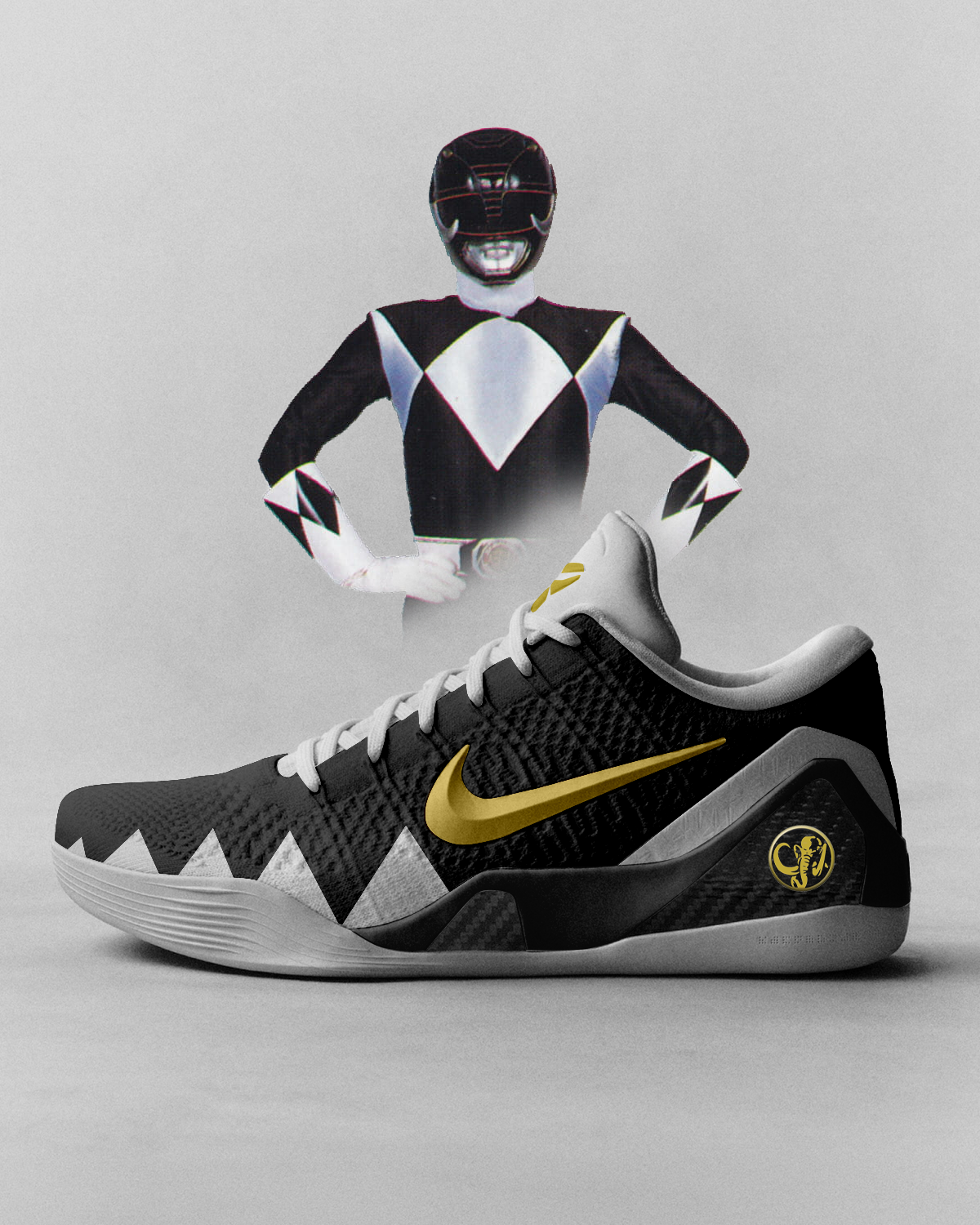 Kobe 9 "Black Ranger" Custom