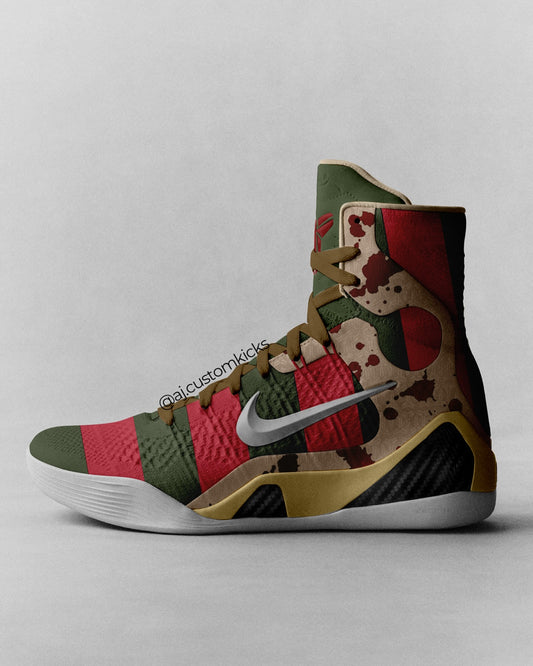 Kobe 9 "Freddy Krueger" Custom High