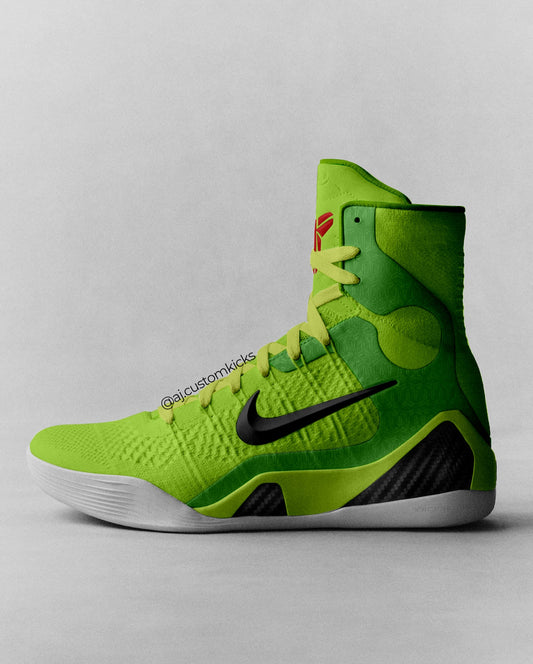 Kobe 9 "Grinch" Custom High