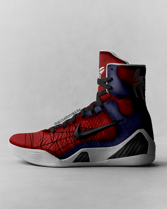 Kobe 9 "Spiderman" Custom High