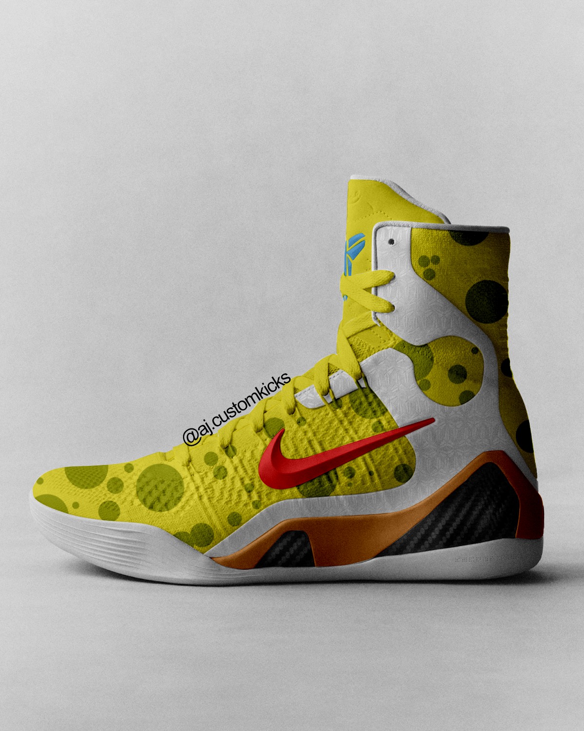 Kobe 9 "Spongebob" Custom High