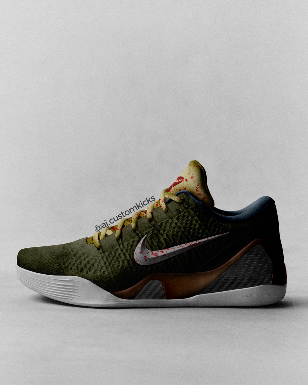 Kobe 9 "Jason Vorhees" Custom