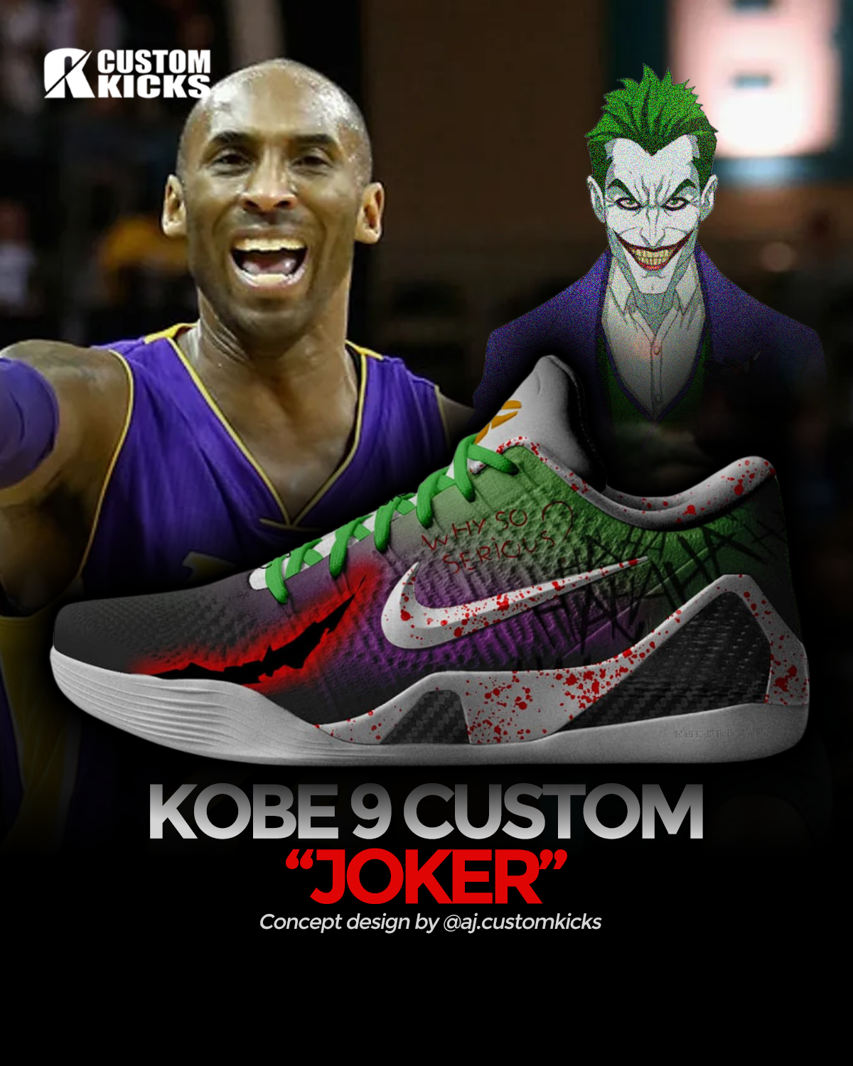 Kobe 9 "Joker" Custom