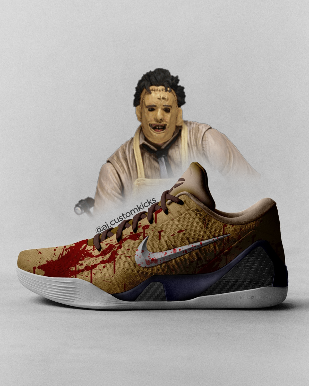 Kobe 9 "Leatherface" Custom