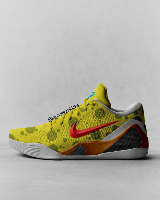 Kobe 9 "Spongebob" Custom Low