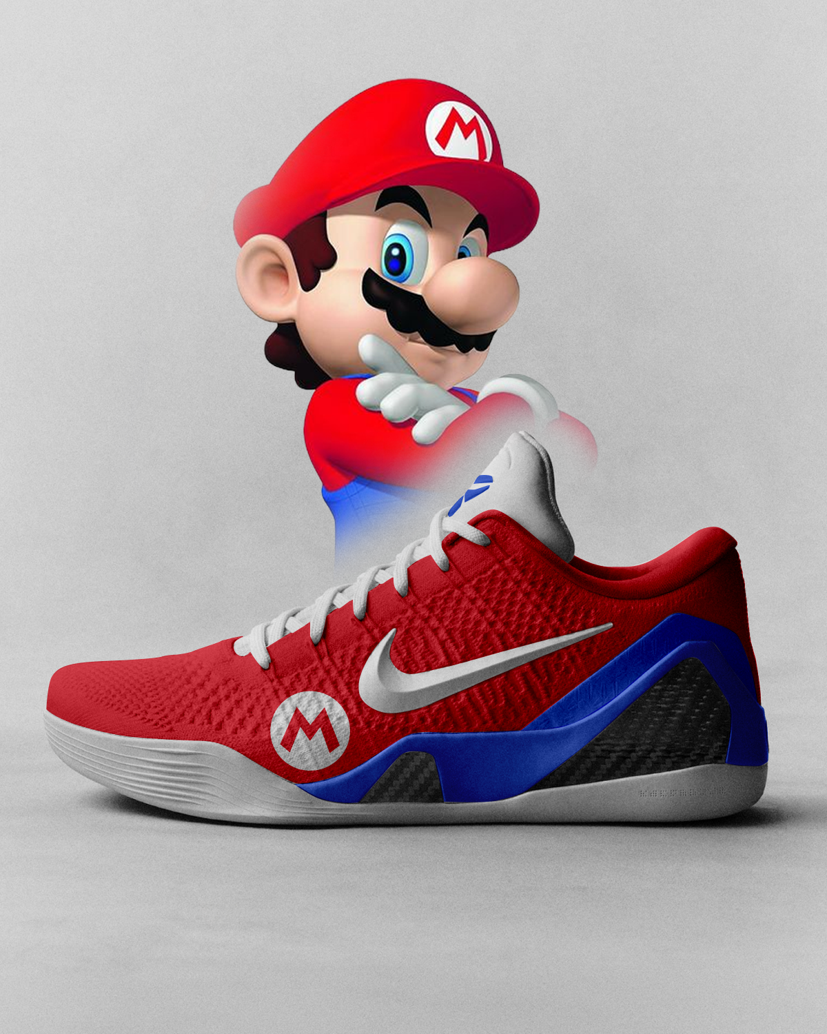 Kobe 9 "Mario" Custom
