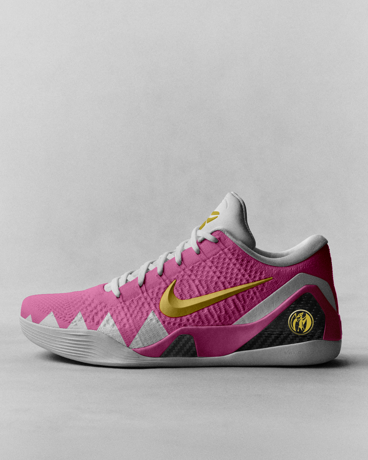 Kobe 9 "Pink Ranger" Custom