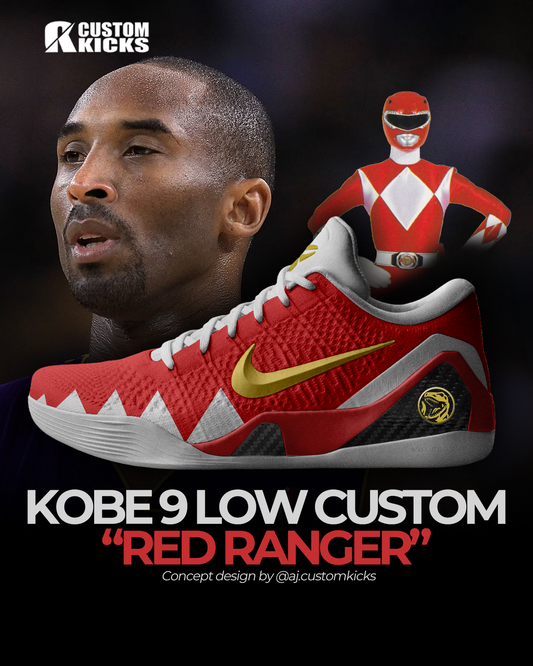 Kobe 9 "Red Ranger" Custom