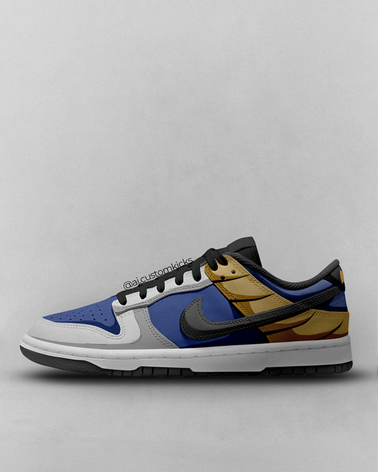DBZ Prince Vegeta Custom Dunks